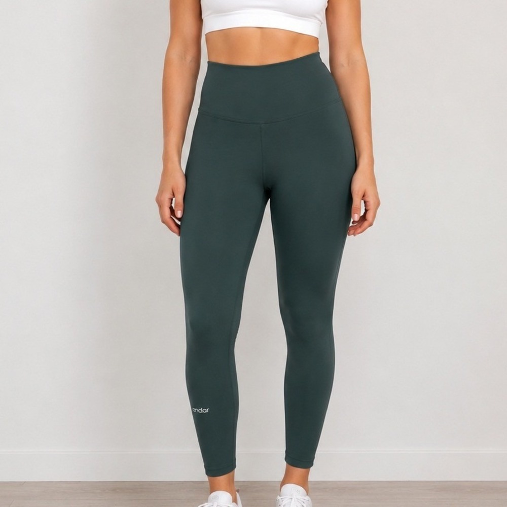 Andar High Waisted Ankle Leggings Athleisure Running Pickleball Yoga Pilates Gym